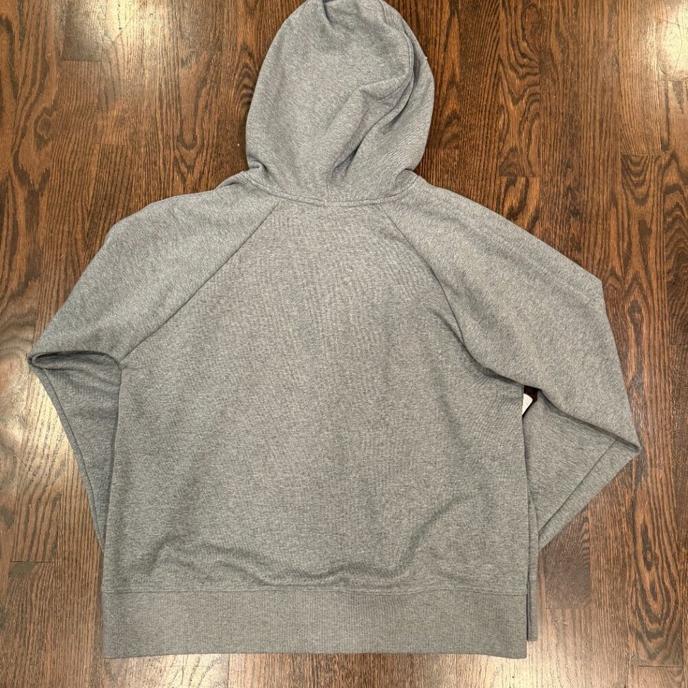 Nike Women’s Gray Split Hem Full Zip Hoodie Sweatshirt Medium - Picture 14 of 14